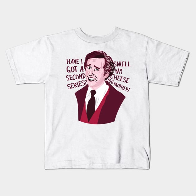 I'm Alan Partridge Portrait Quote Kids T-Shirt by Phil Shelly Creative